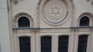 Fasada Synagogi im. Nożyków z lotu ptaka