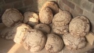 Okrągłe bochenki chleba