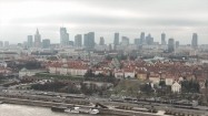 Panorama Warszawy z lotu ptaka