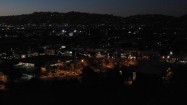Los Angeles nocą z lotu ptaka