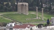 Ruiny świątyni Zeusa Olimpijskiego w Atenach
