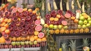 Stoisko z owocami w Stambule