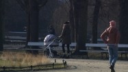 Spacer z dzieckiem po parku
