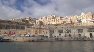 Panorama Valletty - widok z płynącego statku