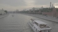 Rzeka Moskwa i mury Kremla