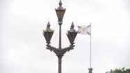 Zabytkowa latarnia w Sankt Petersburgu