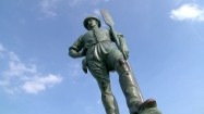 Pomnik wioślarza w Balatonfured na Węgrzech