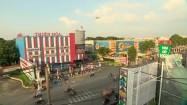 Ruch uliczny w Ho Chi Minh w Wietnamie