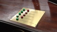 Sejmowa Sala Posiedzeń - przyciski