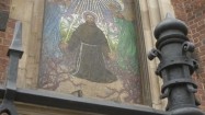 Malowidło ścienne przedstawiające świętego