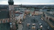 Kraków o zmierzchu – ujęcia z drona