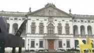 Skrzydlate konie przed Pałacem Krasińskich w Warszawie