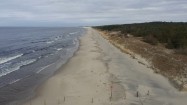 Plaża nad Morzem Bałtyckim