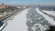 Zimowy widok na Szczecin