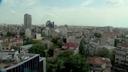Panorama Bukaresztu - widok z windy
