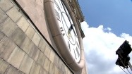 Zegar na wieży Pałacu Kultury i Nauki w Warszawie