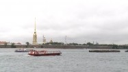 Rzeka Newa i Twierdza Petropawłowska w Sankt Petersburgu