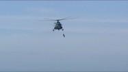 Desant ze śmigłowca wojskowego Mi-8