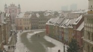Stary Rynek w Poznaniu zimą
