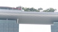 Dach hotelu Marina Bay Sands w Singapurze
