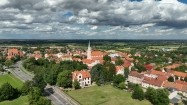 Kościół w Sobótce – ujęcia  z drona