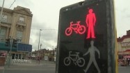 Przejście dla pieszych i rowerzystów w Blackpool