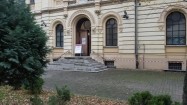 Wejście do Synagogi im. Nożyków w Warszawie