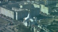 Cerkiew i bloki mieszkalne w Białymstoku