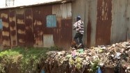 Kibera - dzielnica slumsów w Nairobi