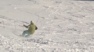 Snowboardzista na stoku