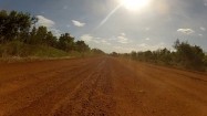 Afryka - widok za jadącym samochodem