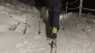 Wchodzenie pod górkę w nartach turowych