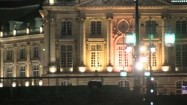 Pałac de la Bourse w Bordeaux nocą