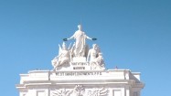 Łuk Triumfalny i pomnik Józefa I w Lizbonie