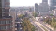 Ulica Prosta w Warszawie - widok z windy