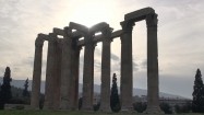 Ruiny świątyni Zeusa Olimpijskiego w Atenach