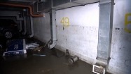 Parking podziemny po powodzi