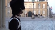 Straż przy zamku Amalienborg w Kopenhadze