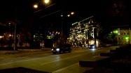 Ulica w Kijowie nocą