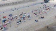 Tłumy na plaży