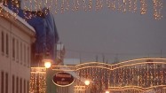 Świąteczne iluminacje na Nowym Świecie w Warszawie