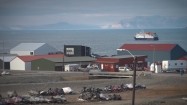 Zabudowania w porcie Longyearbyen