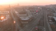 Podwale Grodzkie w Gdańsku o zachodzie słońca