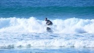 Surfer w wodzie