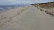 Piaszczysta plaża nad Bałtykiem