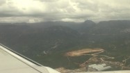 Albania - widok z okna samolotu