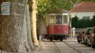Tramwaj w miejscowości Colares w Portugalii