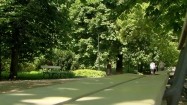 Ławki w parku