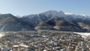 Zimowa panorama Zakopanego
