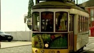 Zabytkowy tramwaj z Lizbonie